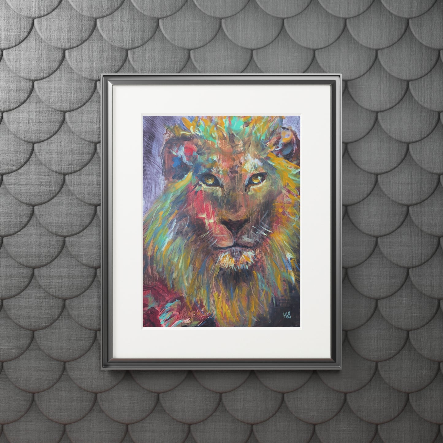 Gentle King - Fine Art Print (Matte Paper Frame) - 16x20