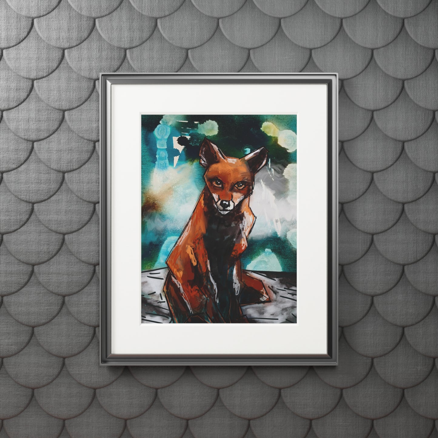 Fox of Dreams - Fine Art Prints (With Matte Paper Frame) 16x20