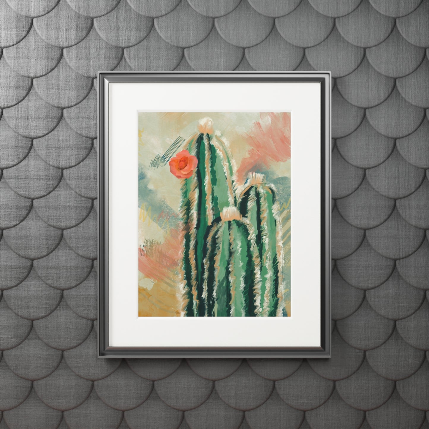 Cacti Fine Art Print (Matte Paper Frame) - 16x20