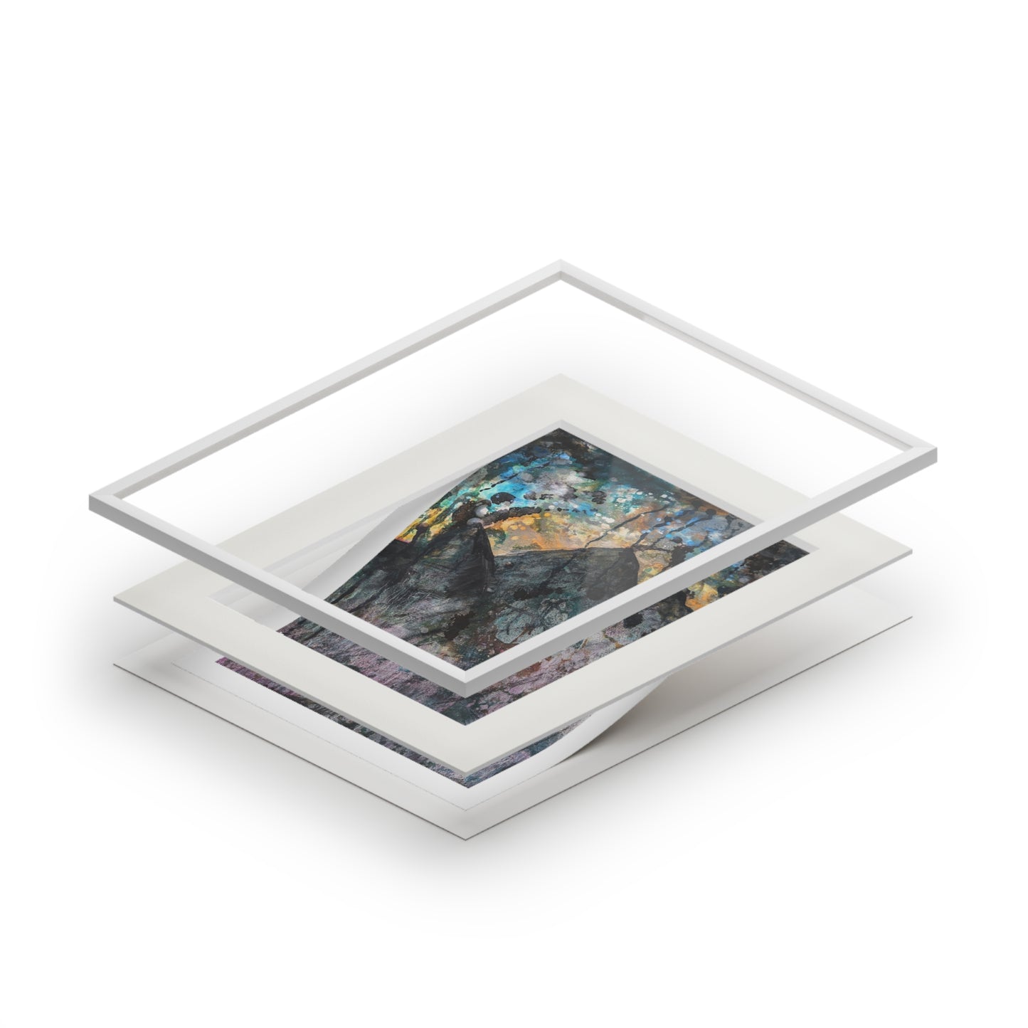 Wild Line - Fine Art Print (Matte Paper Frame) - 16x20