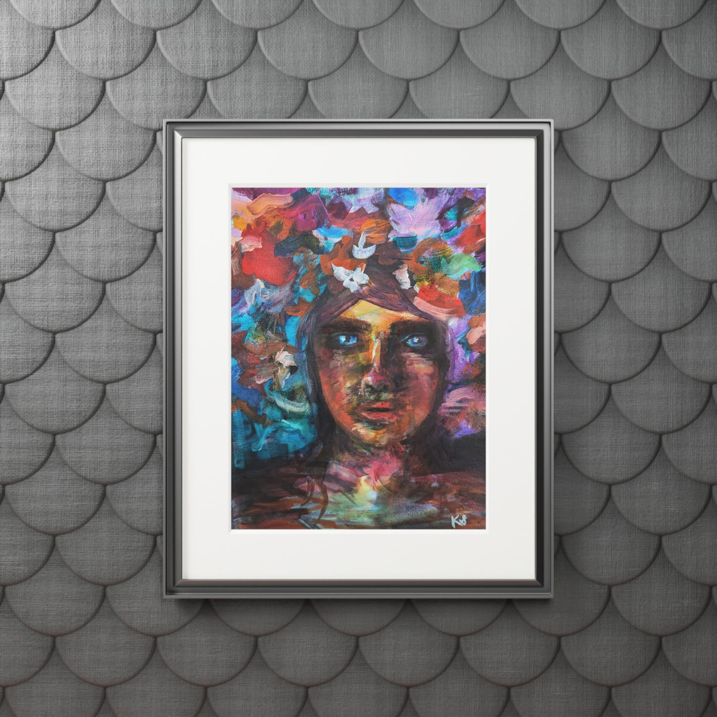The Flowers Within - Fine Art Print (Matte Paper Frame)