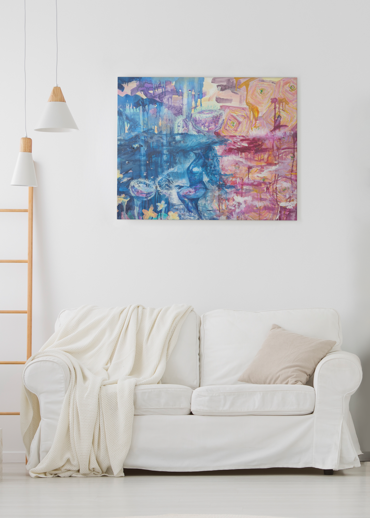Ocean Emeshment 30x24 Oil Painting