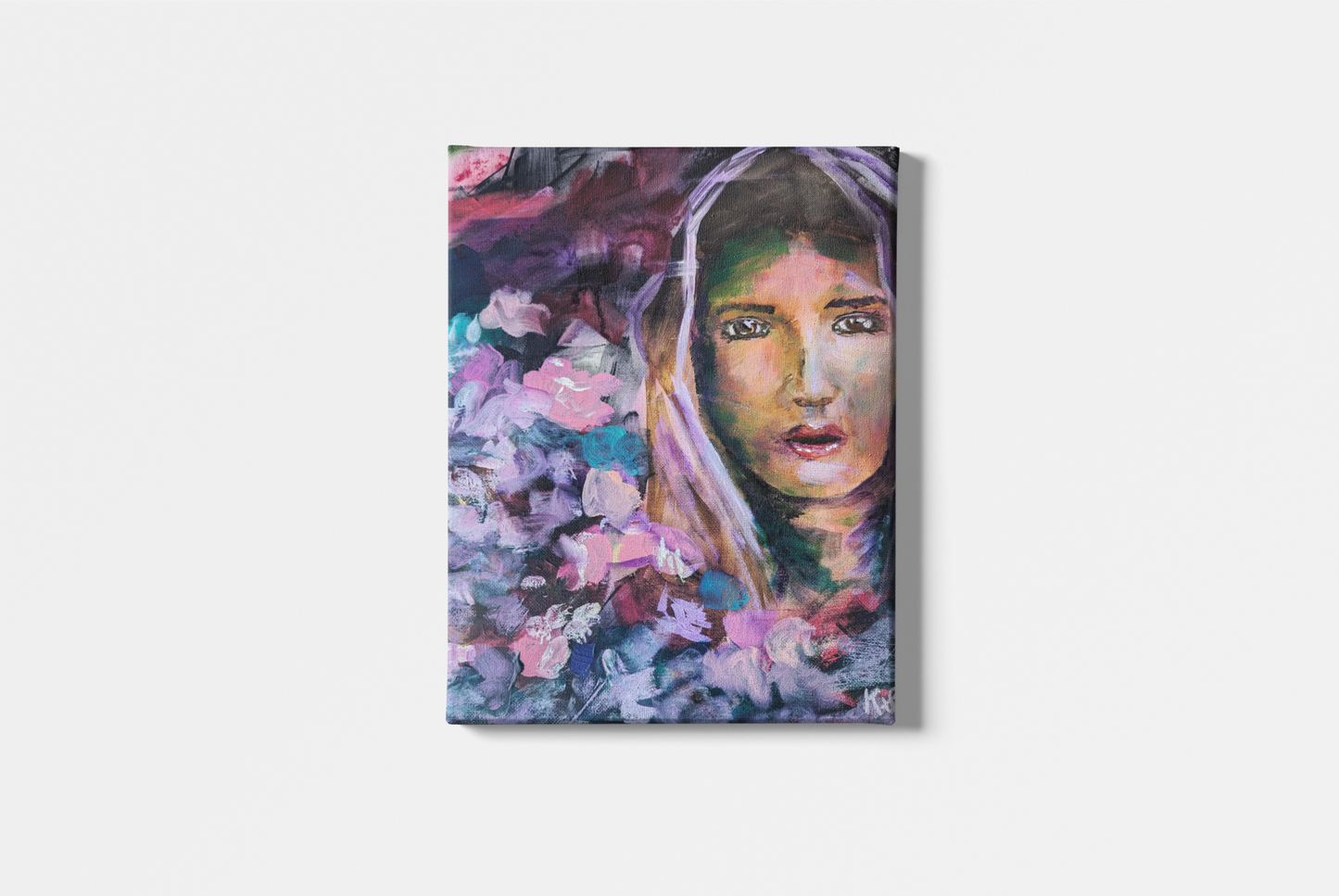 She is Nature Original Oil Painting on Canvas 11x14