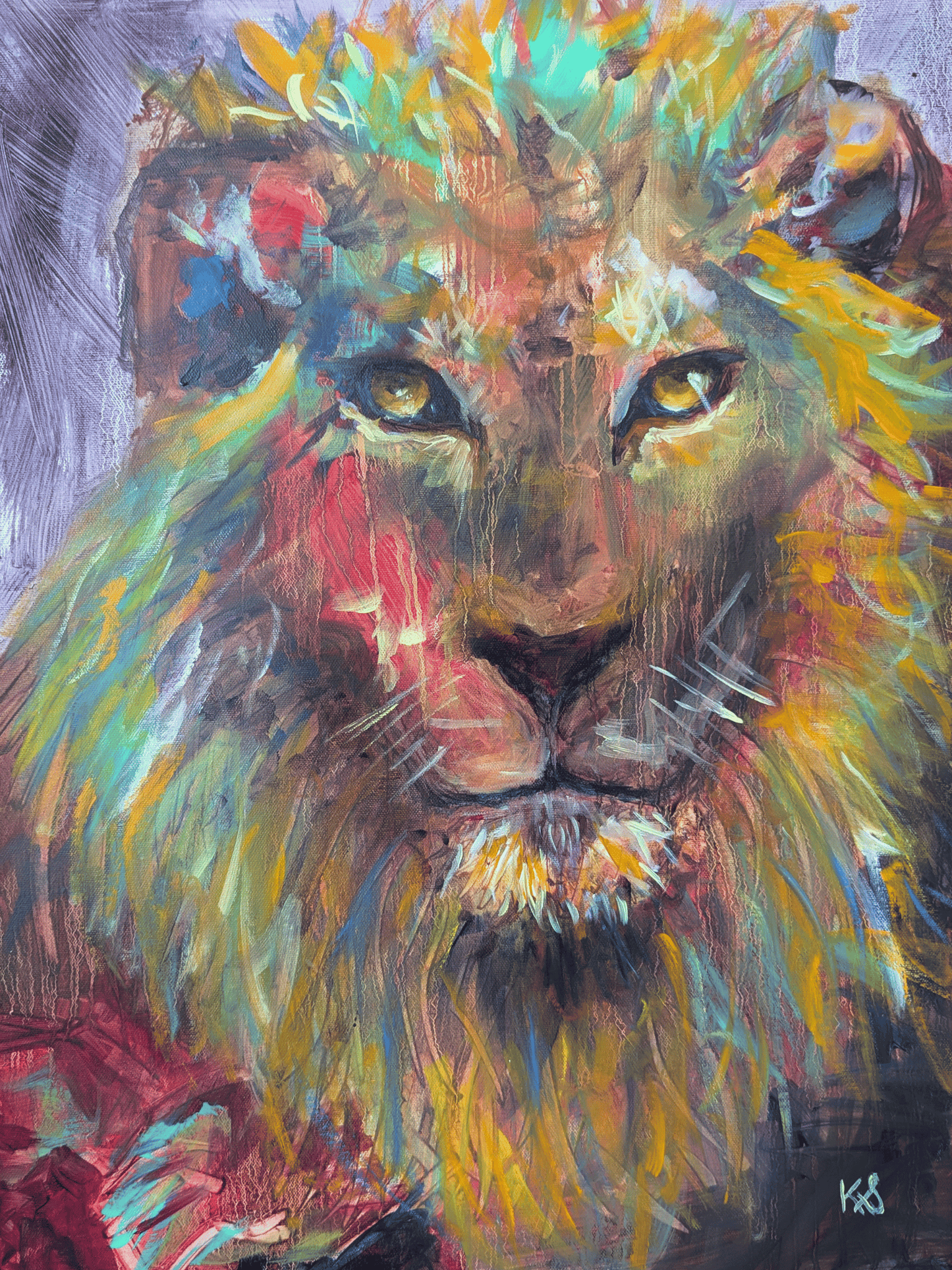 Gentle King Original Oil Painting on Canvas 18x24