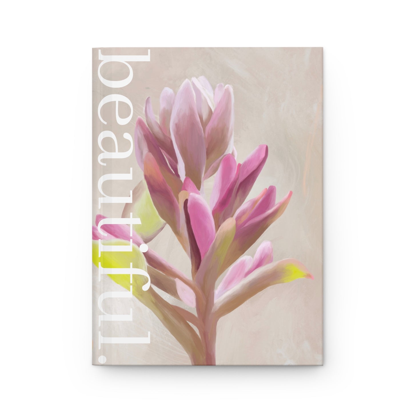 Pink Floral Hardcover Journal Matte