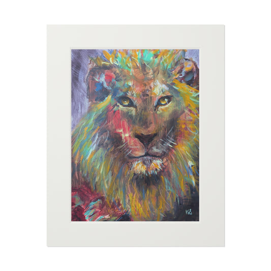 Gentle King - Fine Art Print (Matte Paper Frame) - 16x20