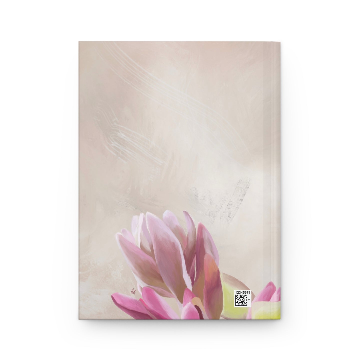 Pink Floral Hardcover Journal Matte