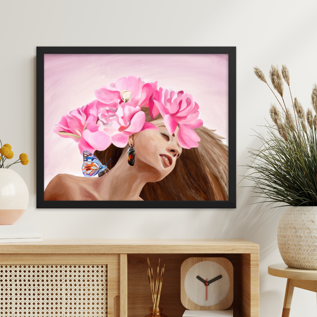 Beautiful Transformation Framed Art Print