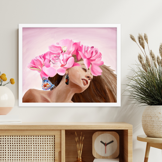 Beautiful Transformation Framed Art Print