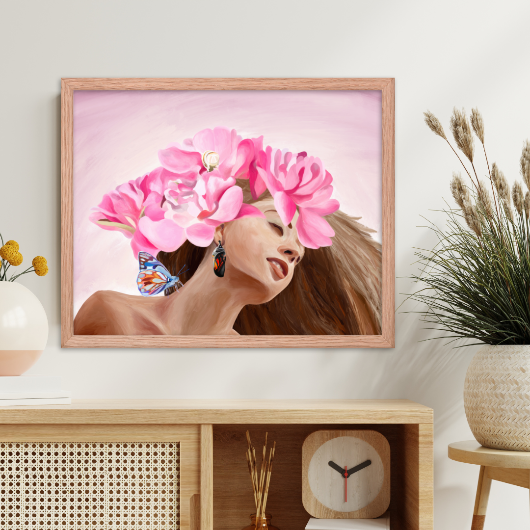 Beautiful Transformation Framed Art Print