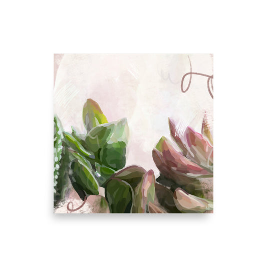 Succulent Poster - Accessible Initiative - Community Donation