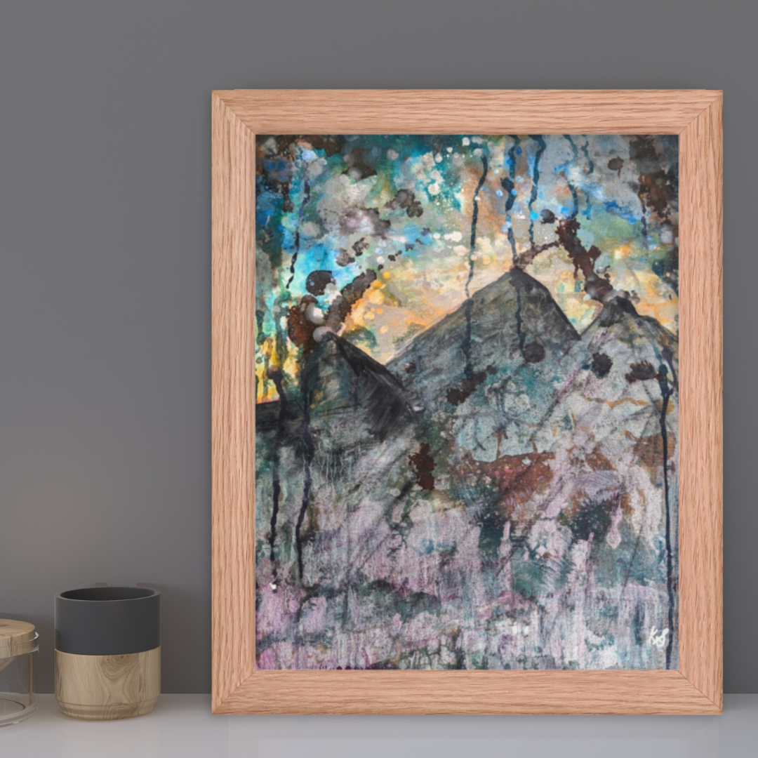 Wild Line Framed Print