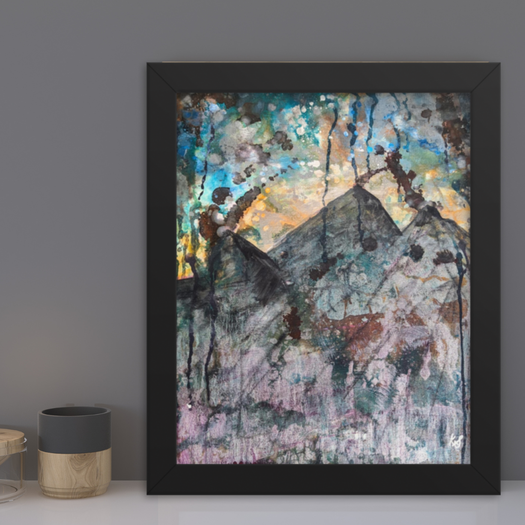 Wild Line Framed Print