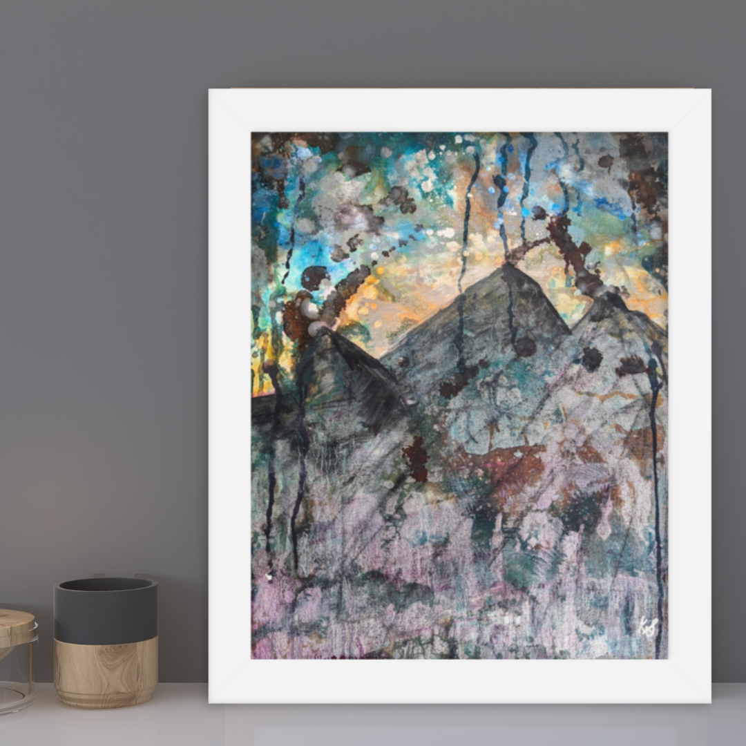 Wild Line Framed Print